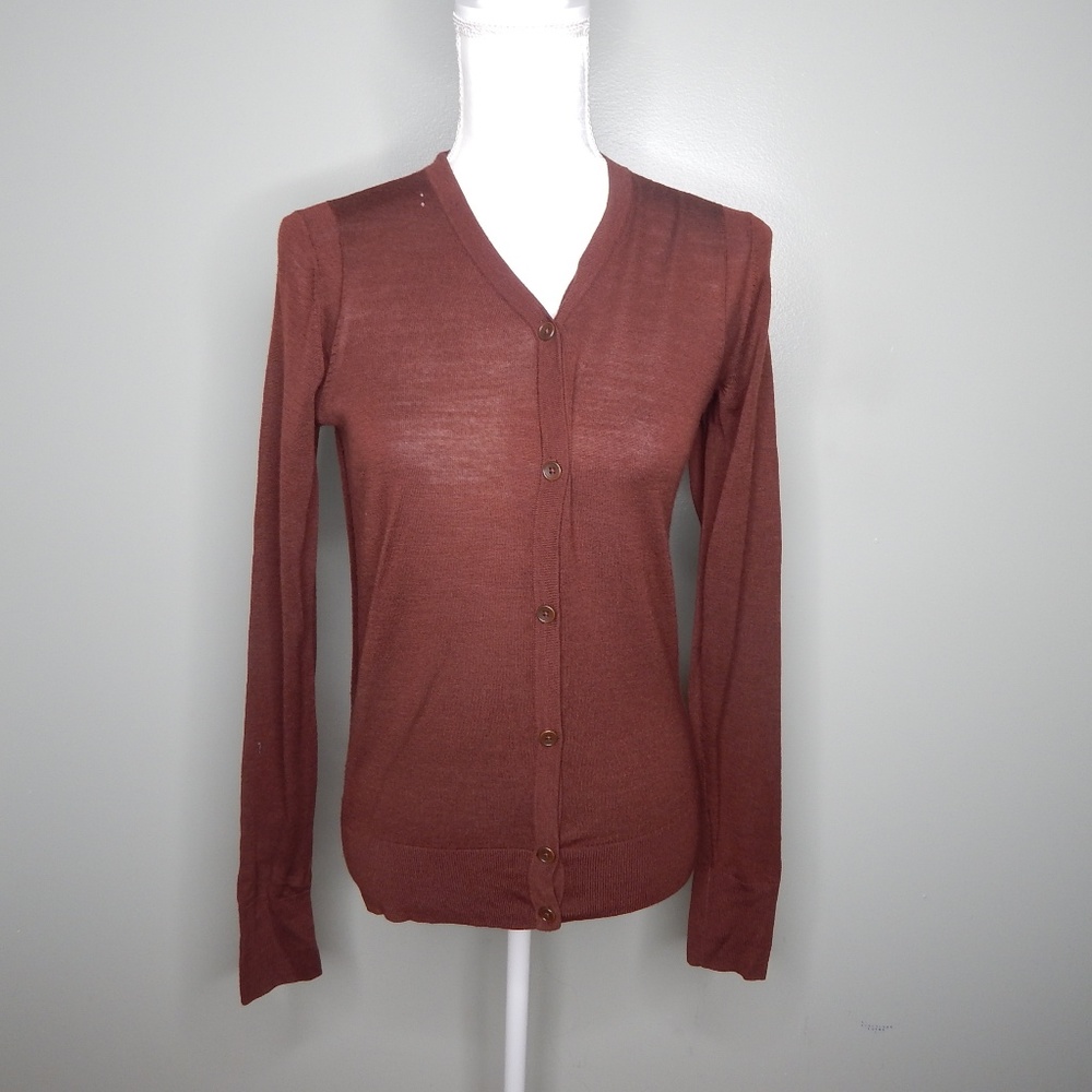 everlane women sweater sz small brown